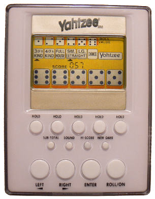 handheld yahtzee